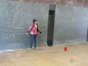 Opera Singer Busking at Blackfriars Bridge