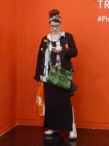 Art lover at the Tate Modern